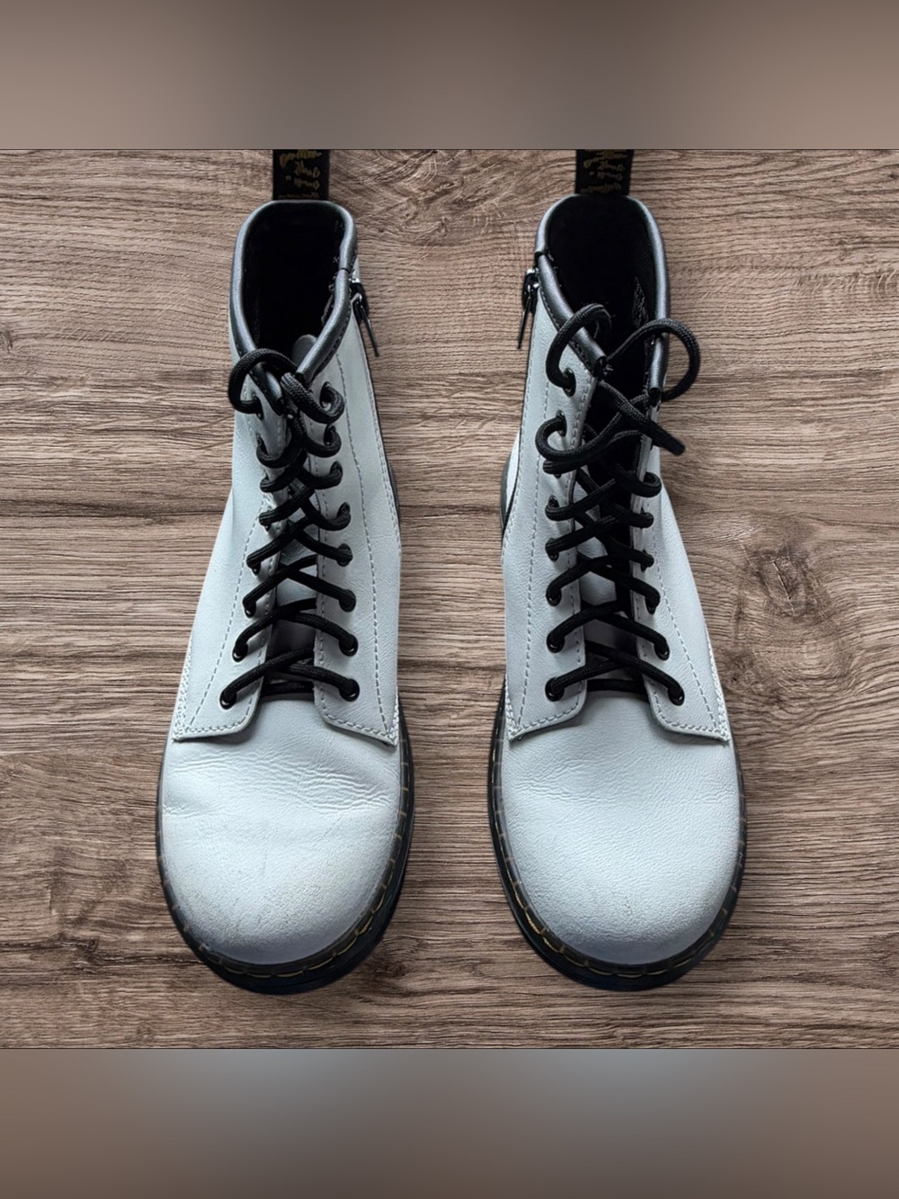 Girls White Dr. Martens Size 4